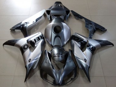 Cheap 2006-2007 Honda CBR1000RR Motorcycle Fairings - Silver Grey Black Repsol