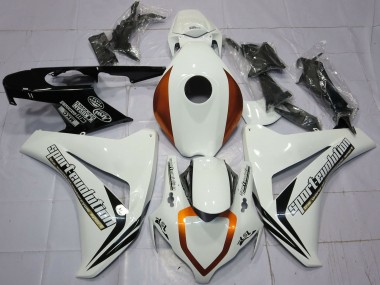 Cheap 2008-2011 Honda CBR1000RR Motorcycle Fairings - White Red Glossy Black Sport Evolution