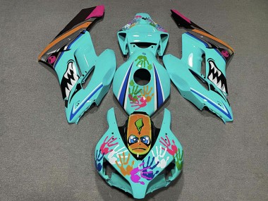 Cheap 2004-2005 Honda CBR1000RR Motorcycle Fairings - Teal Blue Orange Pink Black Shark