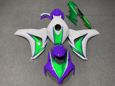 Cheap 2008-2011 Honda CBR1000RR Motorcycle Fairings - White Green Purple The Joker