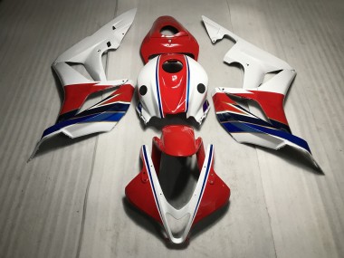 Cheap 2007-2008 Honda CBR600RR Motorcycle Fairings - White Red Dark Blue Black OEM Style