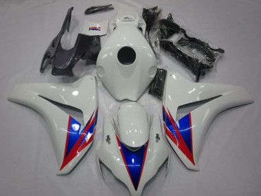 Cheap 2008-2011 Honda CBR1000RR Motorcycle Fairings - White Blue Red