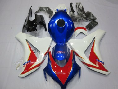 Cheap 2008-2011 Honda CBR1000RR Motorcycle Fairings - White Blue Red HRC