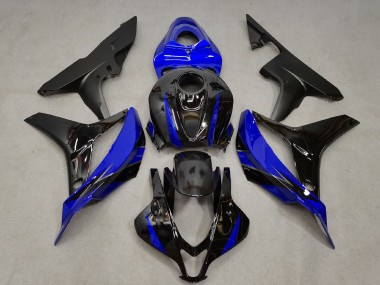 Cheap 2007-2008 Honda CBR600RR Motorcycle Fairing - Blue Glossy Black