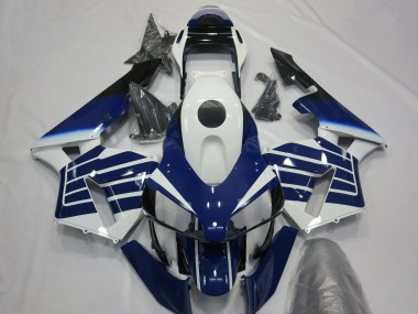 Cheap 2003-2004 Honda CBR600RR Motorcycle Fairings - White Blue