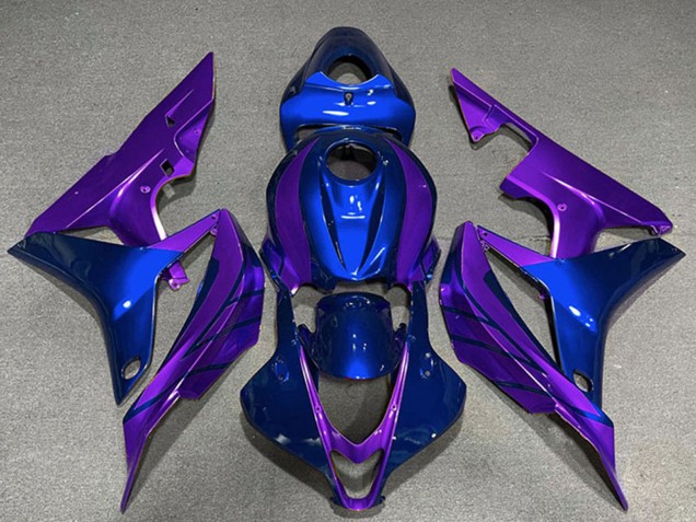 2007-2008 Honda CBR600RR Motorcycle Fairings - Blue Purple