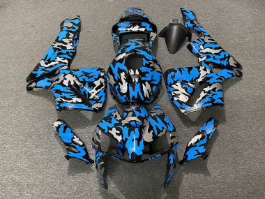 Cheap 2005-2006 Honda CBR600RR Motorcycle Fairings - Camouflage Blue