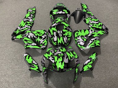 Cheap 2005-2006 Honda CBR600RR Motorcycle Fairings - Camouflage Green