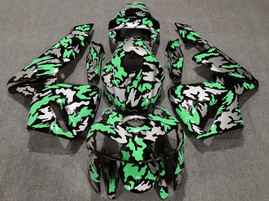 Cheap 2005-2006 Honda CBR600RR Motorcycle Fairings - Camouflage Light Green