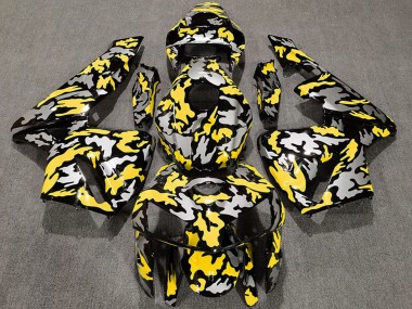 Cheap 2005-2006 Honda CBR600RR Motorcycle Fairings - Camouflage Yellow