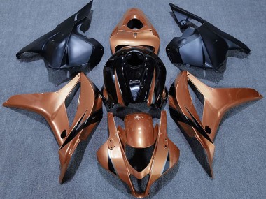 Cheap 2009-2012 Honda CBR600RR Motorcycle Fairings - Candy Orange Glossy Black
