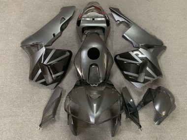 Cheap 2005-2006 Honda CBR600RR Motorcycle Fairings - Dark Silver and Black