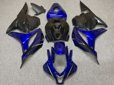 Cheap 2009-2012 Honda CBR600RR Motorcycle Fairings - Blue Glossy Black OEM Style