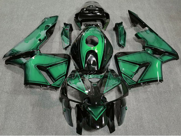 2005-2006 Honda CBR600RR Motorcycle Fairings - Deep Light Green