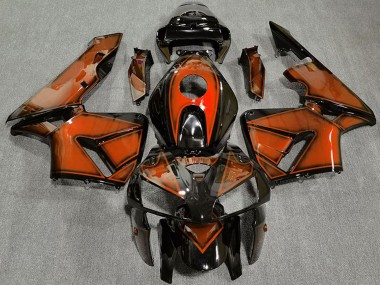 Cheap 2005-2006 Honda CBR600RR Motorcycle Fairings - Deep Orange