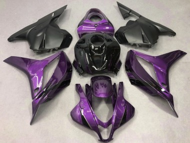 Cheap 2009-2012 Honda CBR600RR Motorcycle Fairings - Purple Glossy Black OEM Style