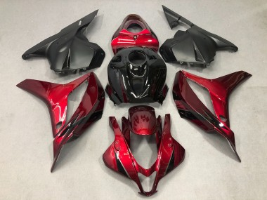 Cheap 2009-2012 Honda CBR600RR Motorcycle Fairing - Red Glossy Black OEM Style