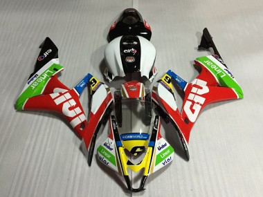 Cheap 2007-2008 Honda CBR600RR Motorcycle Fairings - White Red Green Yellow Glossy Black Givi 6
