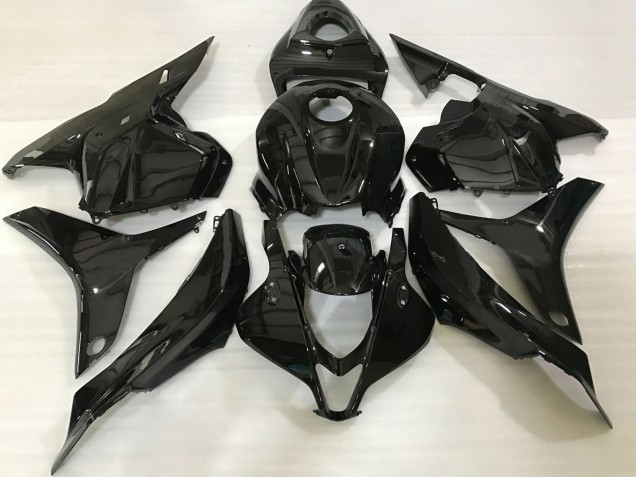 2009-2012 Honda CBR600RR Motorcycle Fairings - Glossy Black