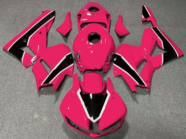 Cheap 2013-2023 Honda CBR600RR Motorcycle Fairings - Pink White Glossy Black