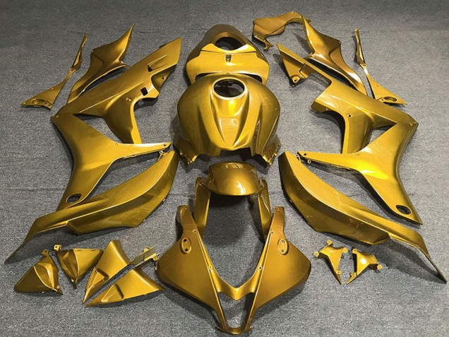 2007-2008 Honda CBR600RR Motorcycle Fairings - Gold