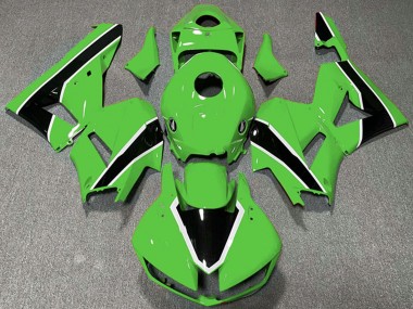Cheap 2013-2023 Honda CBR600RR Motorcycle Fairings - Green White Glossy Black