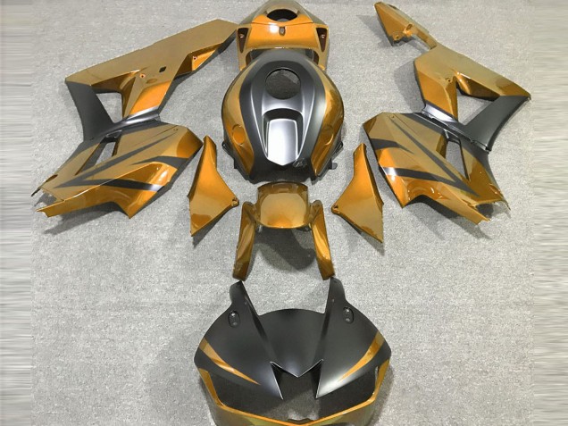 2013-2023 Honda CBR600RR Motorcycle Fairings - Gold Matte Black
