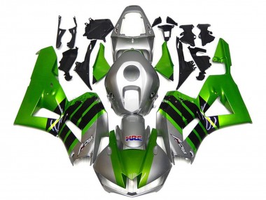 Cheap 2013-2023 Honda CBR600RR Motorcycle Fairings - Silver Green Glossy Black HRC
