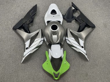 Cheap 2007-2008 Honda CBR600RR Motorcycle Fairings - Silver White Green Glossy Black