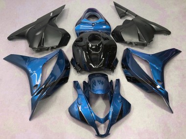 Cheap 2009-2012 Honda CBR600RR Motorcycle Fairings - Blue Glossy Black Matte Black