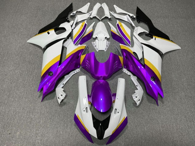 2009-2012 Honda CBR600RR Motorcycle Fairings - White Orange Purple
