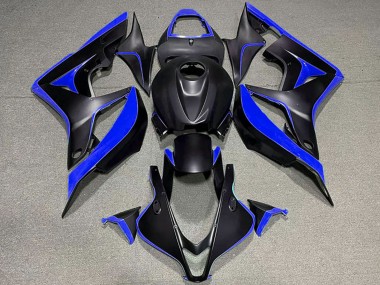 Cheap 2007-2008 Honda CBR600RR Motorcycle Fairings - Blue Matte Black