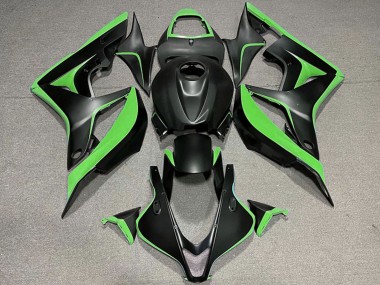 Cheap 2007-2008 Honda CBR600RR Motorcycle Fairing - Green Matte Black