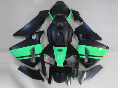 Cheap 2005-2006 Honda CBR600RR Motorcycle Fairings - Matte Black Special Green