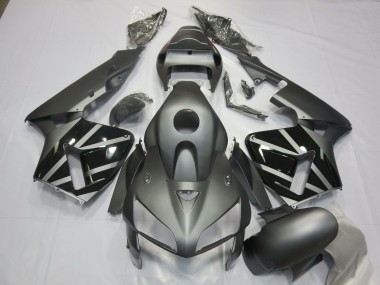 Cheap 2005-2006 Honda CBR600RR Motorcycle Fairings - Matte Grey Black