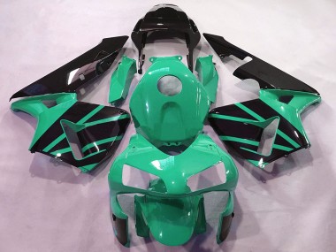 Cheap 2003-2004 Honda CBR600RR Motorcycle Fairings - Mint Green Glossy Black OEM Style
