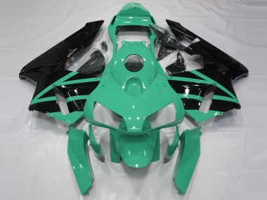 Cheap 2003-2004 Honda CBR600RR Motorcycle Fairings - Mint Green Glossy Black