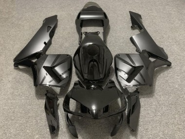 Cheap 2003-2004 Honda CBR600RR Motorcycle Fairings - Glossy Black Matte Grey OEM Style