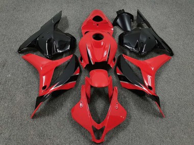 Cheap 2009-2012 Honda CBR600RR Motorcycle Fairings - Red Glossy Black OEM Style