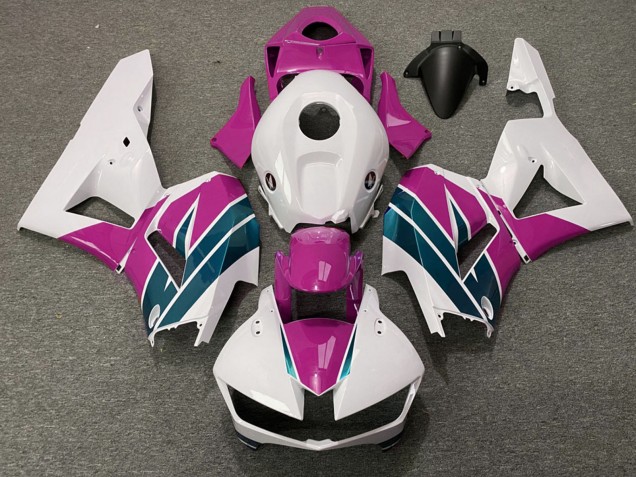 2013-2026 Honda CBR600RR Motorcycle Fairings - White Pink Emerald