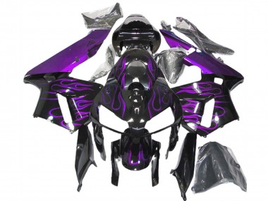 Cheap 2005-2006 Honda CBR600RR Motorcycle Fairings - Purple Flame