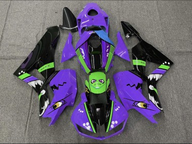 Cheap 2013-2023 Honda CBR600RR Motorcycle Fairings - Purple Green Blue Glossy Black Shark