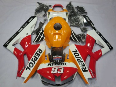 Cheap 2013-2023 Honda CBR600RR Motorcycle Fairings - Orange White Red Glossy Black Repsol 93