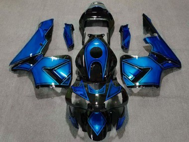 Cheap 2003-2004 Honda CBR600RR Motorcycle Fairings - Blue Glossy Black