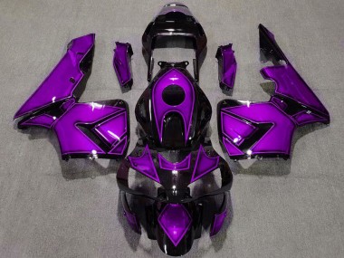 Cheap 2003-2004 Honda CBR600RR Motorcycle Fairings - Purple Glossy Black