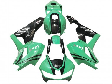Cheap 2013-2023 Honda CBR600RR Motorcycle Fairings - Green Glossy Black