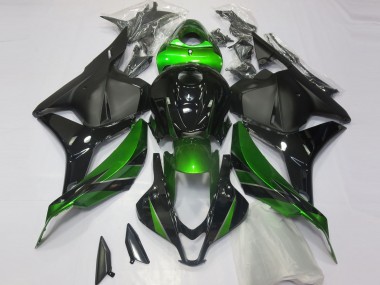 Cheap 2009-2012 Honda CBR600RR Motorcycle Fairings - Green Glossy Black Matte Black