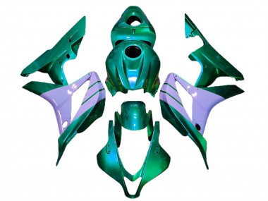 Cheap 2007-2008 Honda CBR600RR Motorcycle Fairings - Turquoise Green Milky Purple