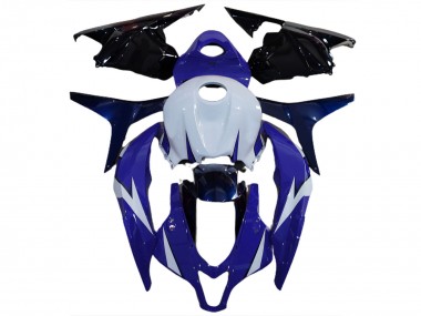 Cheap 2009-2012 Honda CBR600RR Motorcycle Fairings - White Blue Glossy Black