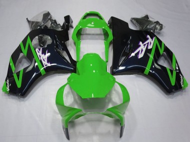 Cheap 2002-2003 Honda CBR954RR Motorcycle Fairing Kits - Green Glossy Black